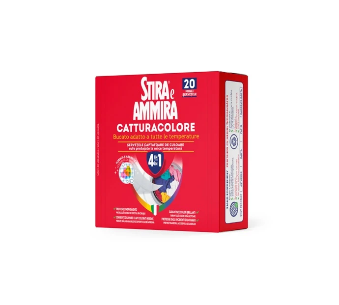 STIRA E AMMIRA SERVETELE CAPTATOARE CULOARE 20BUC 